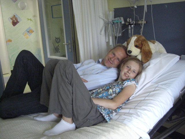 Even proef liggen met natuurlijk ook Vlekkie erbij