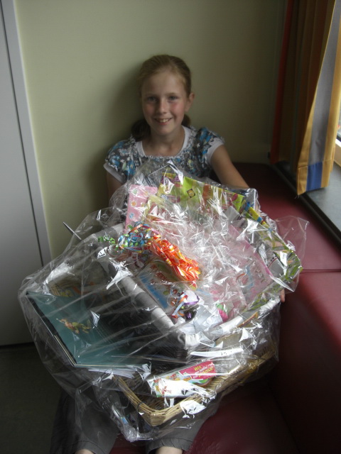 Suprise pakket gemaakt door heel groep 8