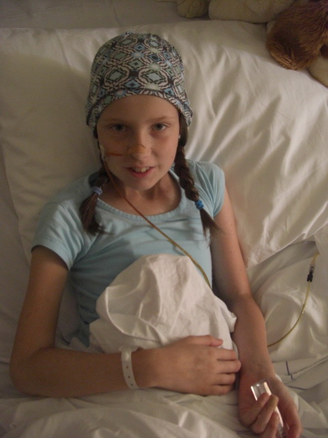 Eva met "nieuw" haar dat maakte haar echt blij