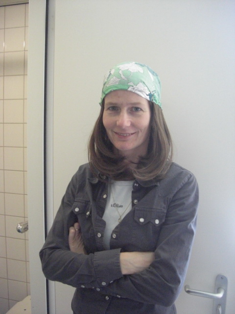 Ook Mirjam past dit nieuwe haar, was echt even lachen!